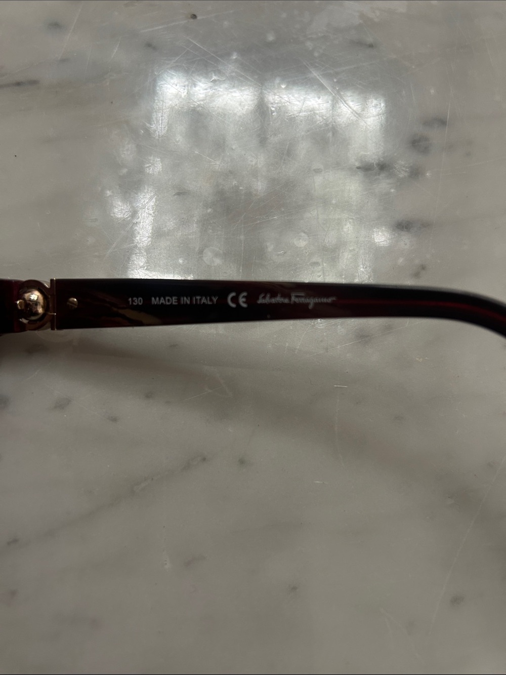 Salvatore Ferragamo Women's Burgundy and Brown Gradient Oversized Sunglasses - Picture 9 of 16